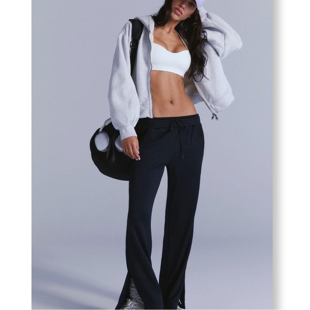 FP Movement by Free People Black Wide-Leg Lounge Pants